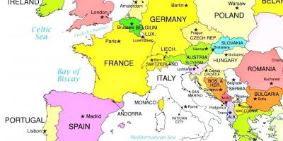 แผนที่ของยุโรปมาสโลเวเนีย Name
